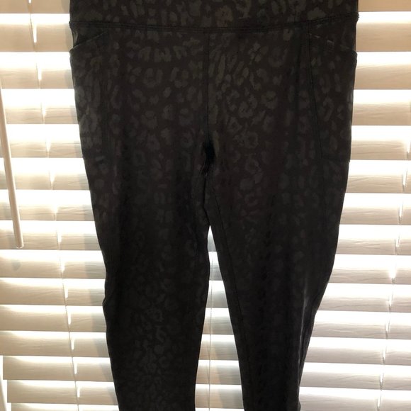 X Gottex PERFECT leopard black leggings Small - Picture 3 of 9